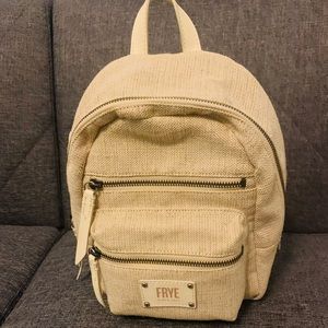 frye canvas backpack